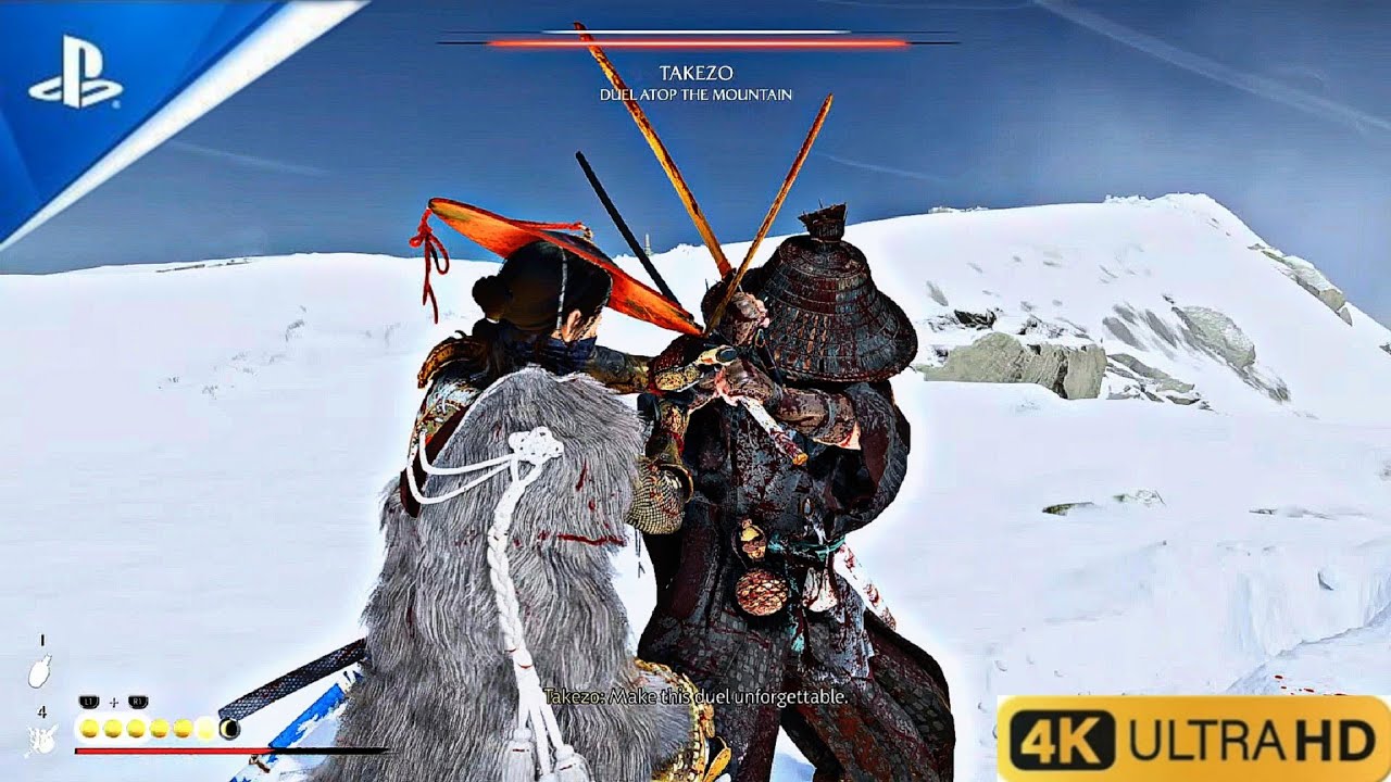 How to defeat Takezo Easy !! Best armor and charm Difficulty: Medium #ghostofyotei #ps5 #gaming 