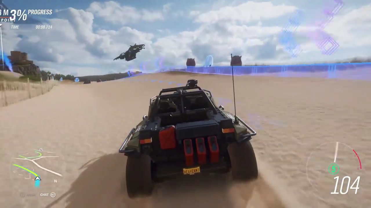 Driving the Warthog! Halo Showcase Event | Forza Horizon 4