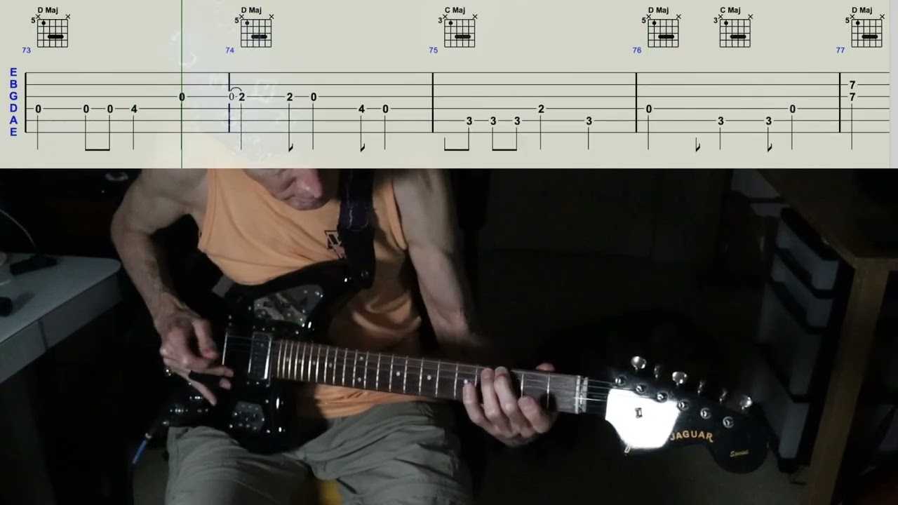 County Line - Surf Guitar Cover With Tabs