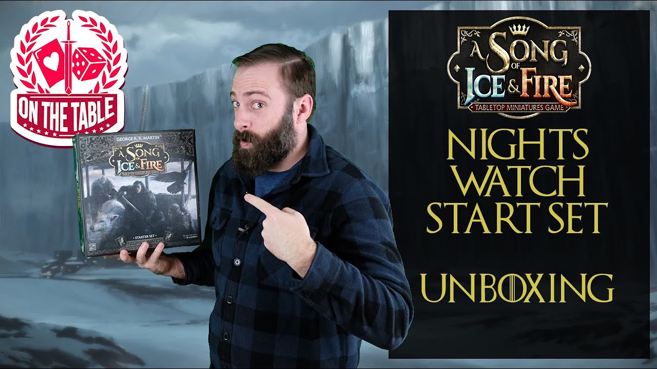 Nights Watch Starter Set Unboxing for A Song of Ice and Fire Miniatures Game