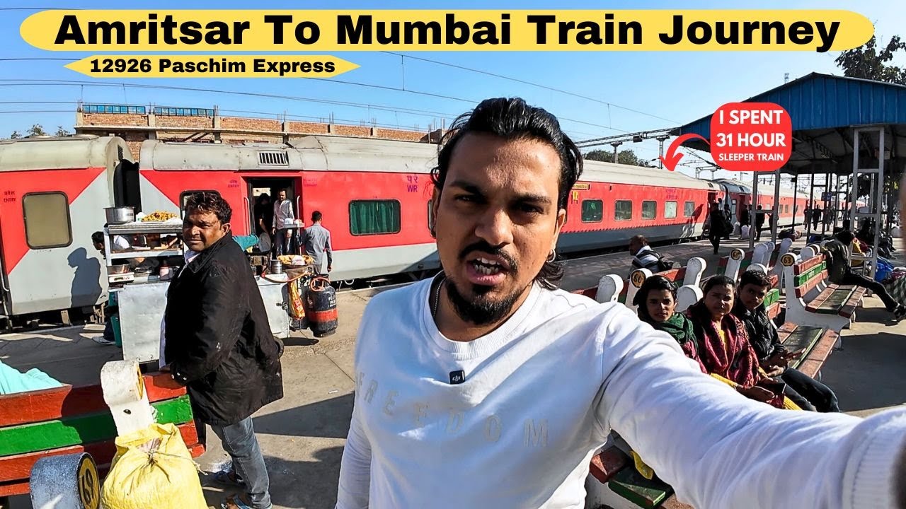 Amritsar To Mumbai in 12926 Paschim Express | 3A Coach Train Journey | Indian Railway | IV09