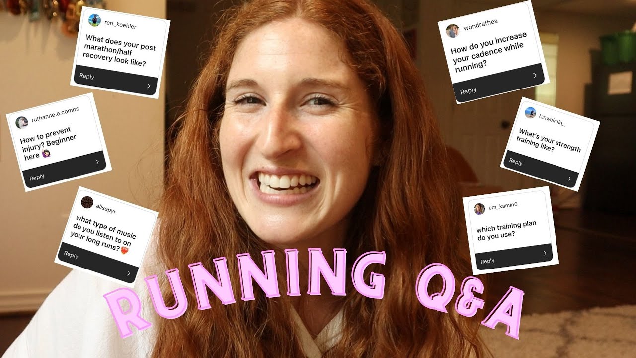Running Q&A // answering frequently asked questions about marathon training, running, etc.