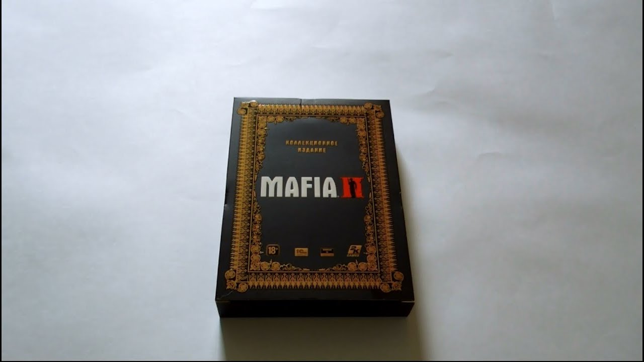 Mafia II Коллекционное издание распаковка (unboxing)