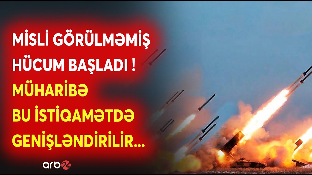 İrana qarşı BÖYÜK HÜCUM BAŞLADI - Tehran CAVAB ZƏRBƏLƏRİ ENDİRİR - BU ŞƏHƏRLƏR BOMBALANIR...