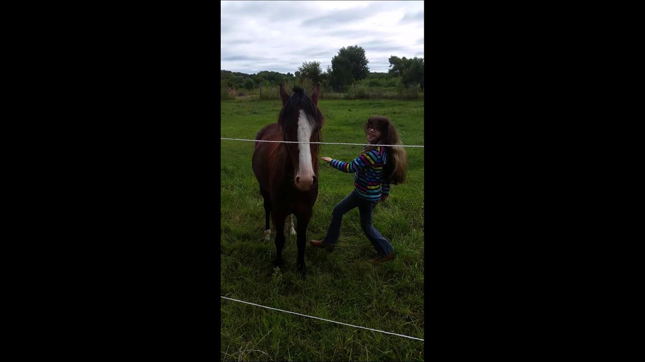 Me FALLING off a horse.