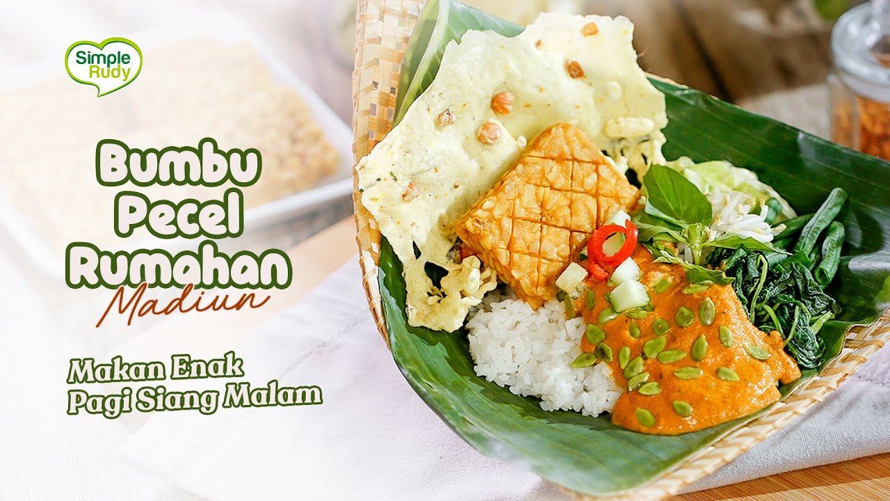 PECINTA PECEL! KU SPILL RESEP YANG SATSET BIKIN 😋 Bumbu Pecel Rumahan 😋