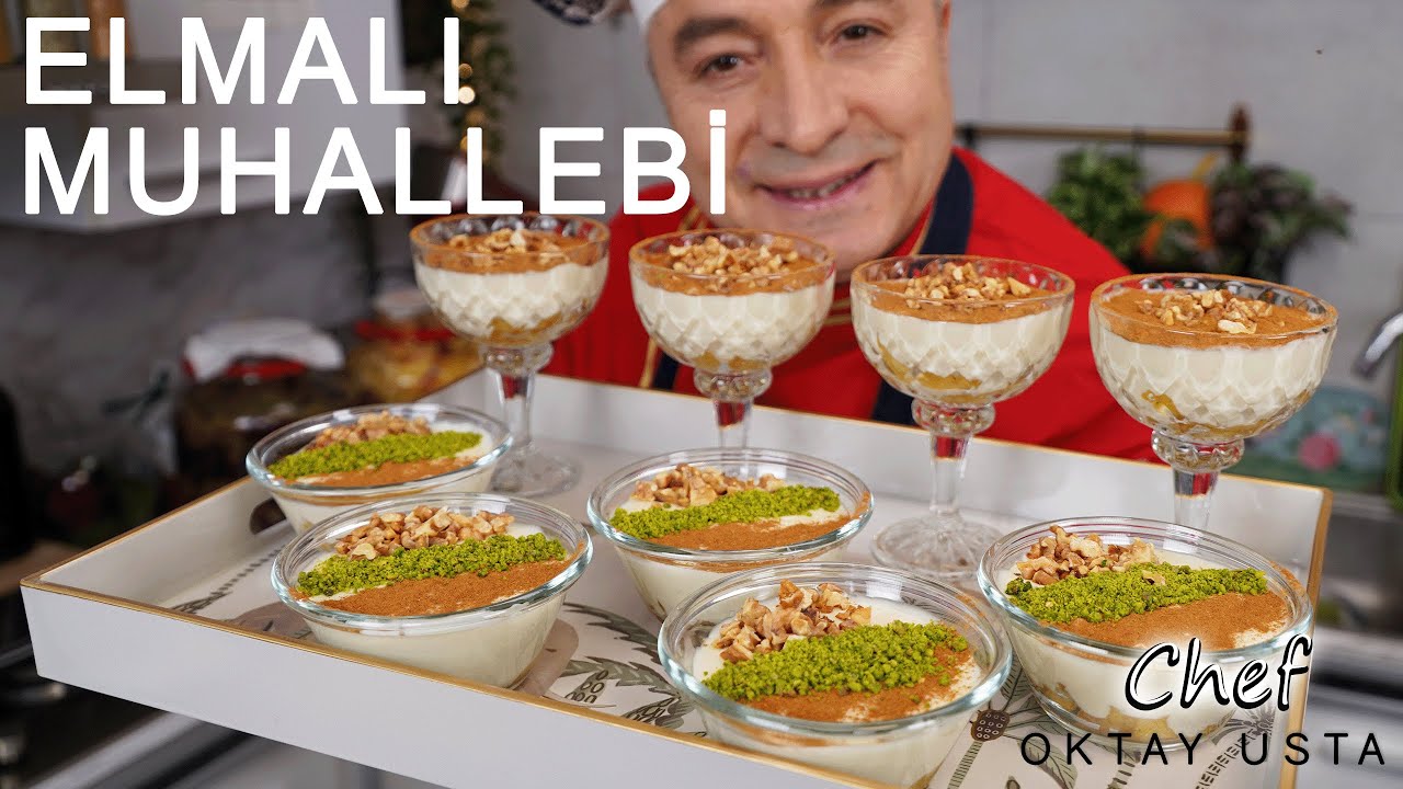 ELMALI MUHALLEBİ ❗ Nasıl Yapılır ? l Oktay Usta