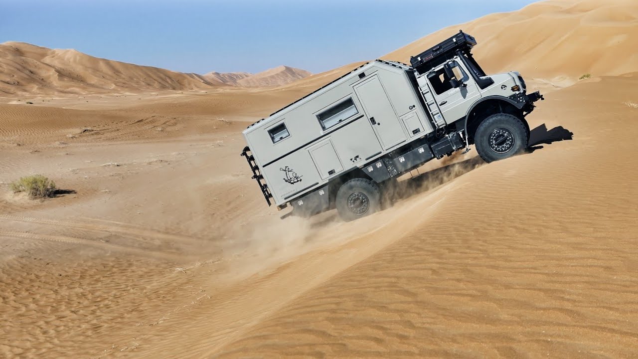 OFFROAD in UNIMOG - Sand Dunes Desert - Rub Al Khali - Empty Quarter - Dhofar Sultanate of Oman Ep2