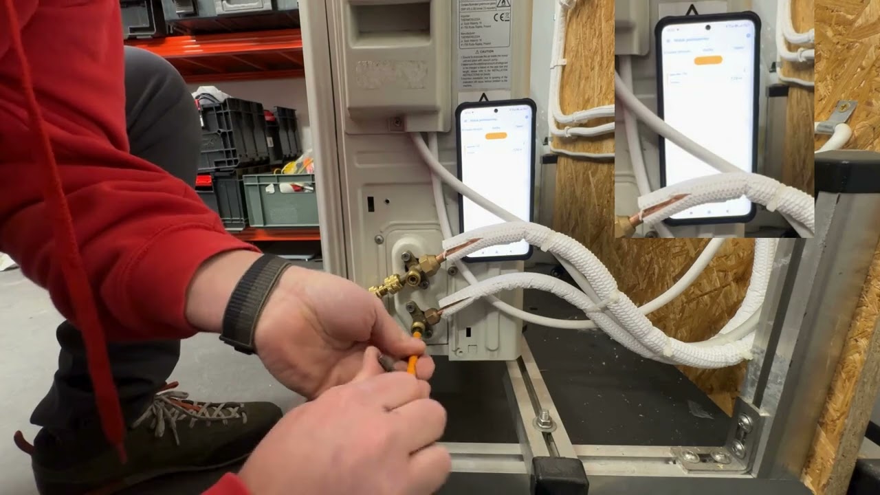 Szybki serwisowy tip: jak ściągnąć czynnik do jednostki zewnętrznej klimatyzacji.