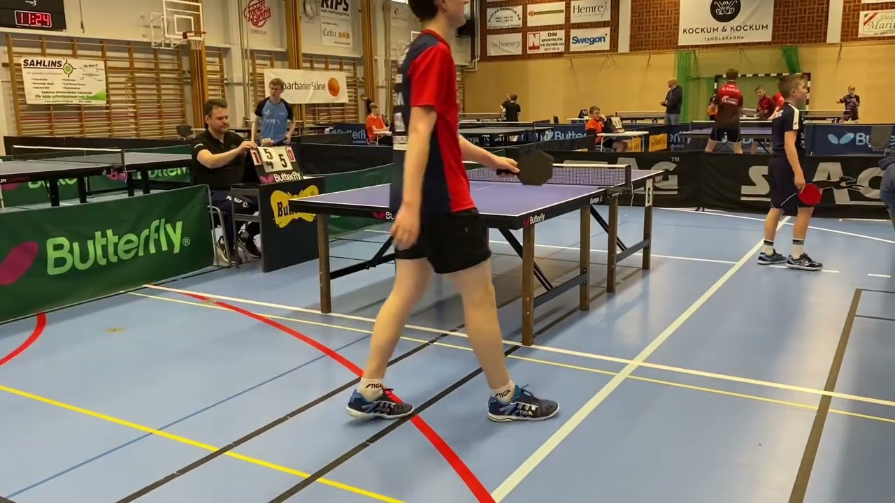 Zac vs Simon Bjerking herrsingel 1 kvartsfinal