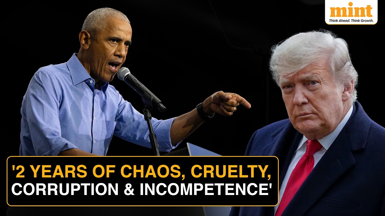 Watch: Obama Lambasts Trump Over Iran War As U.S. Midterm Poll Battle Heats Up