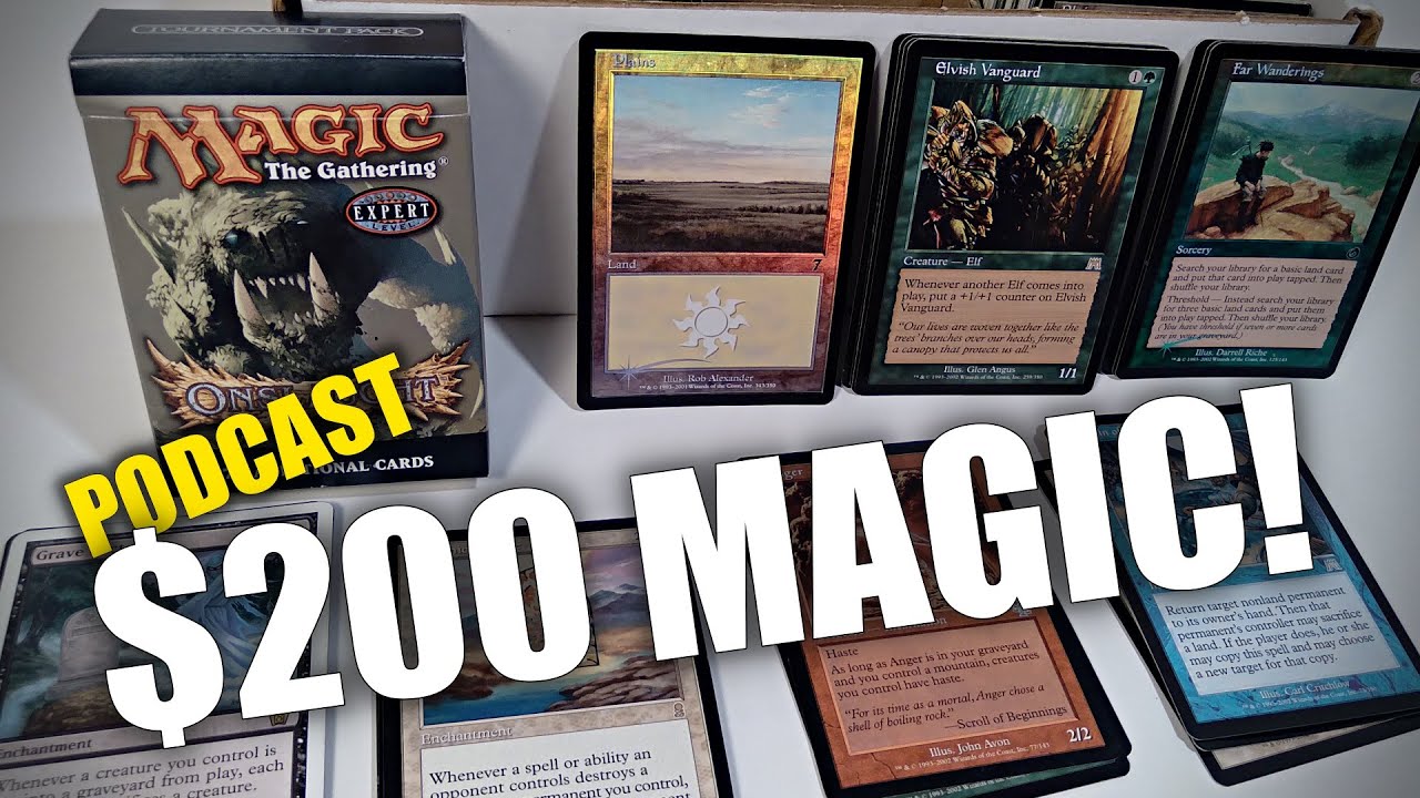 Are These Worth $200? Magic: The Gathering Cards | Logic Blaster Podcast Episode 8! 
