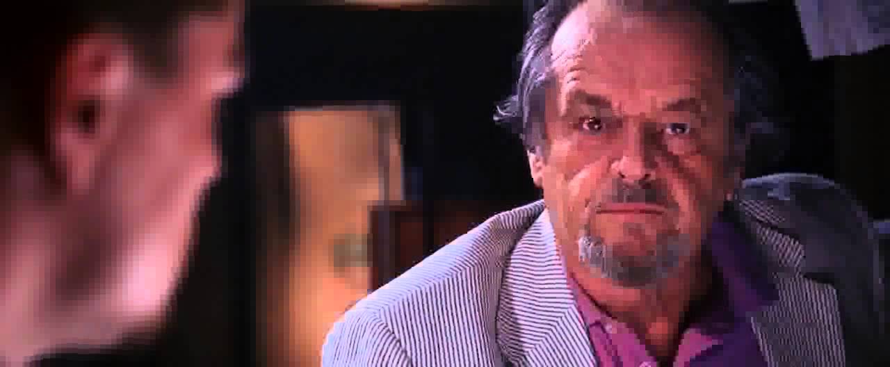 The Departed - Jack Nicholson Leonardo DiCaprio Unscripted Gun