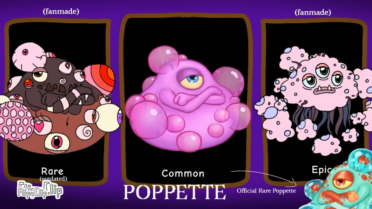 My Singing Monsters - Common/Rare/Epic Slideshow ( + Fanmade Ones) Parts 1-3