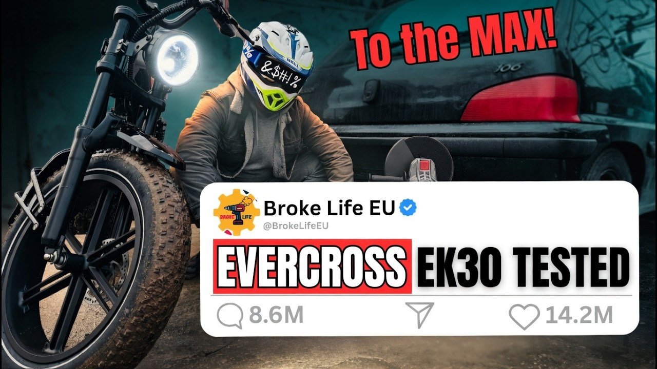 Этот электровелосипед пережил наши худшие идеи | Тест Evercross EK30