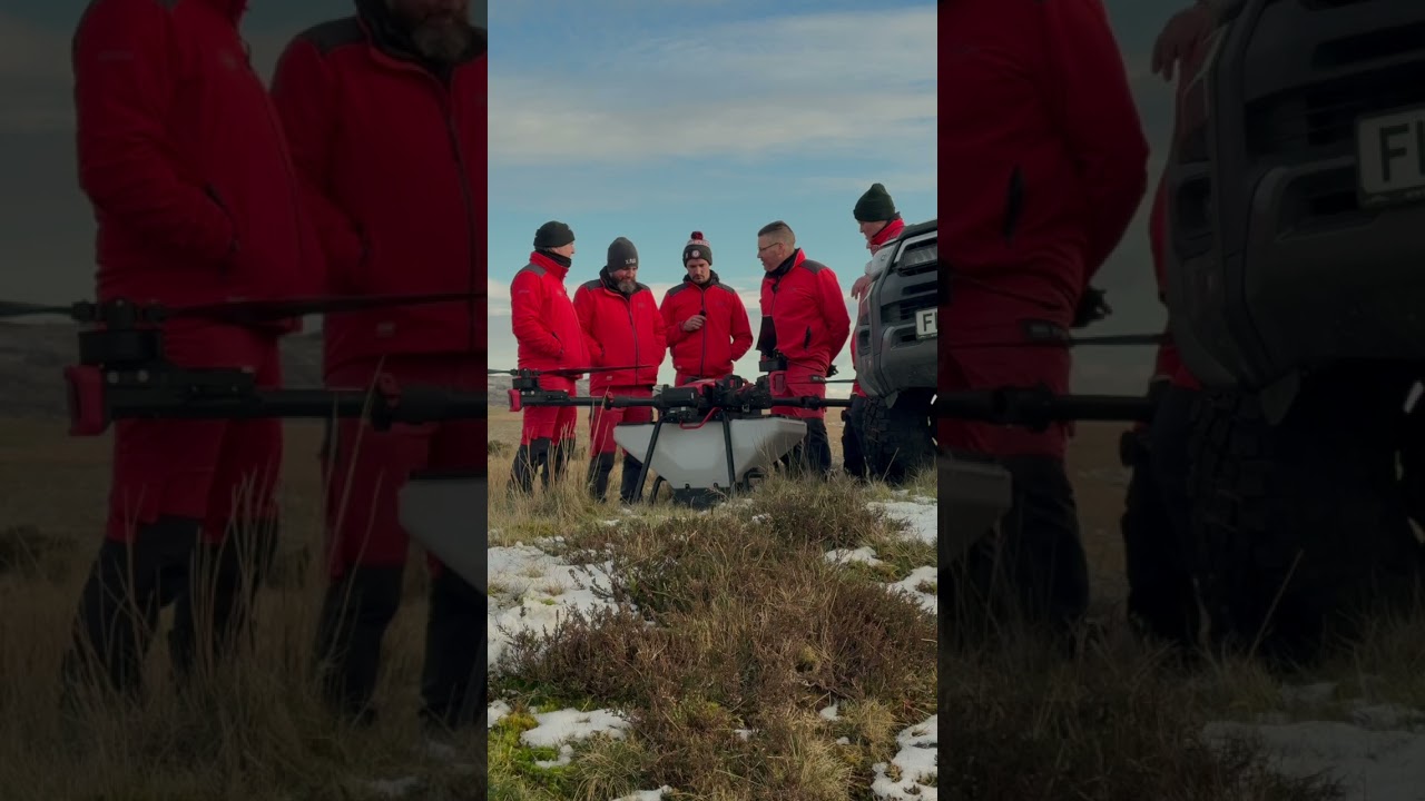 Reforestation on Bodmin Moor Using the XAG P100 Pro Drone