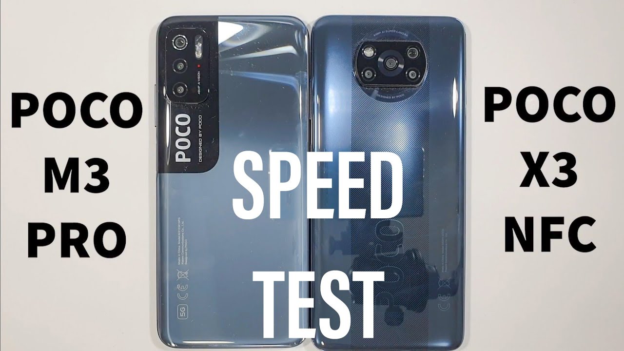 Xiaomi Poco M3 Pro vs Xiaomi Poco X3 NFC Speed Test