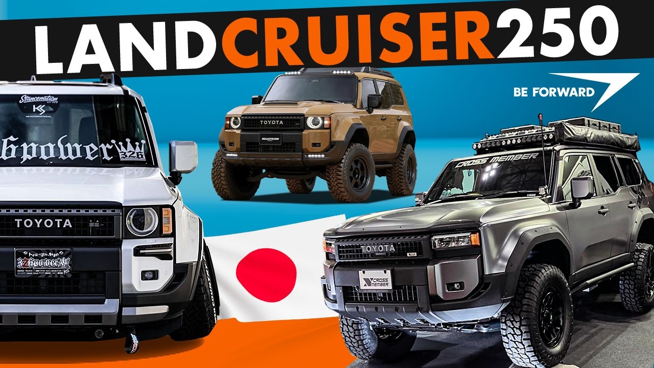 6 лучших модифицированных LAND CRUISER 250 на Tokyo Auto Salon 2025 — лучшее шоу в Японии