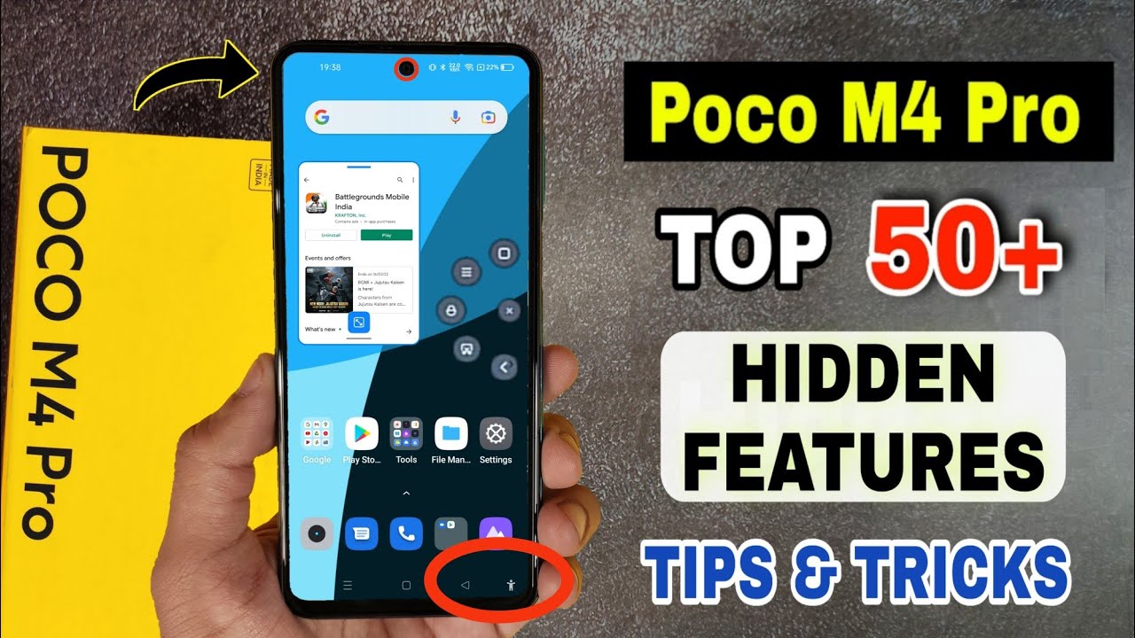 Poco M4 Pro 4g Top 50+ hidden features | Tips and tricks | poco m4 pro features, setting in hindi