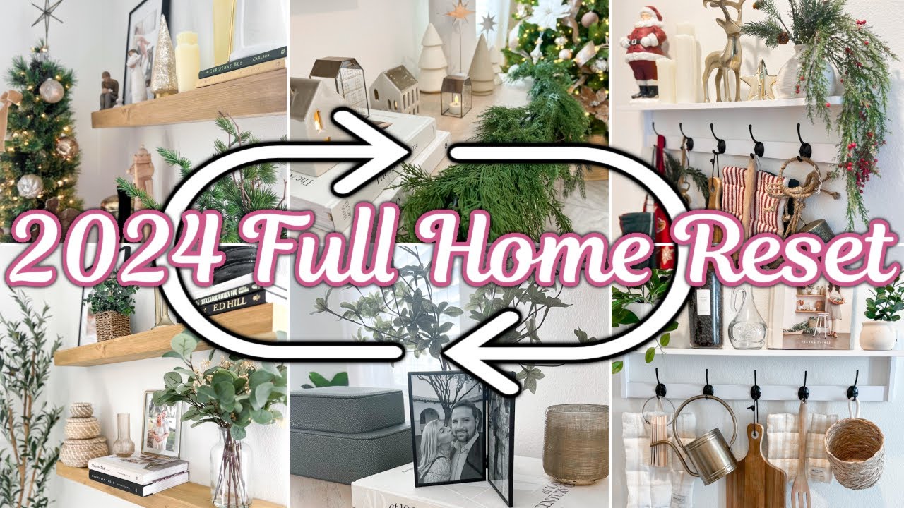 2024 FULL HOME RESET *NEW* LETS GET ORGANIZED! | Cleaning, Organizing & Decluttering