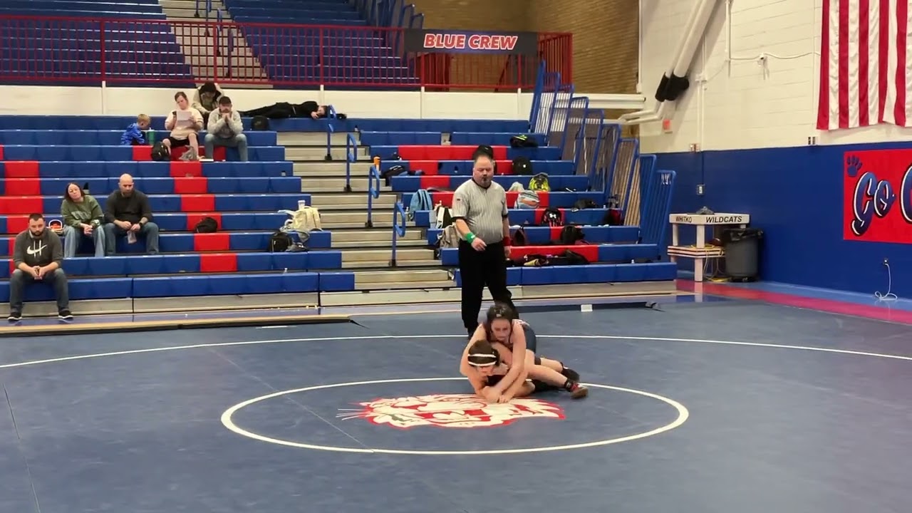 X126 Davis, Brody v Moyer, P. (Whitko Middle School) 03-01-25 L PIN 0:37