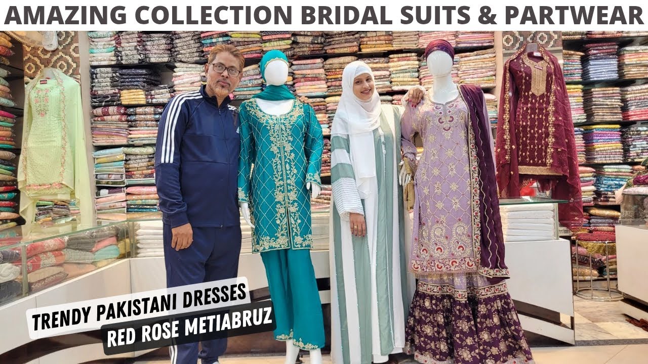 Top Pakistani Suits Biggest Shop | Latest Designs & Deals of Bridal & Partywear Red Rose Mall