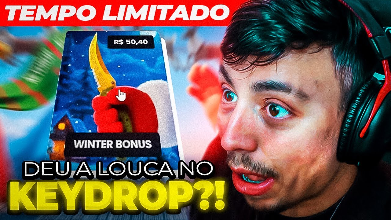 Deu a LOUCA no KEYDROP?? &eacute; IMPOSS&Iacute;VEL voc&ecirc; n&atilde;o FAZER A BOA nessa CAIXA🔥