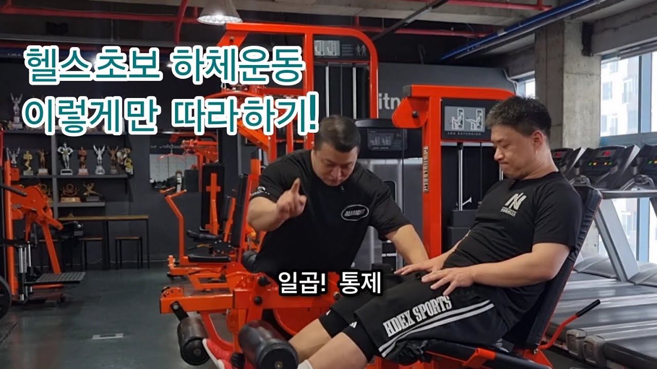 헬스 초보를 위한 하체 운동편 그 첫번째 