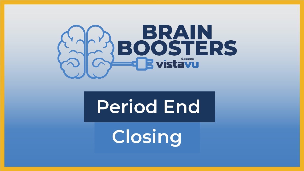 SAP Business One Period End Closing