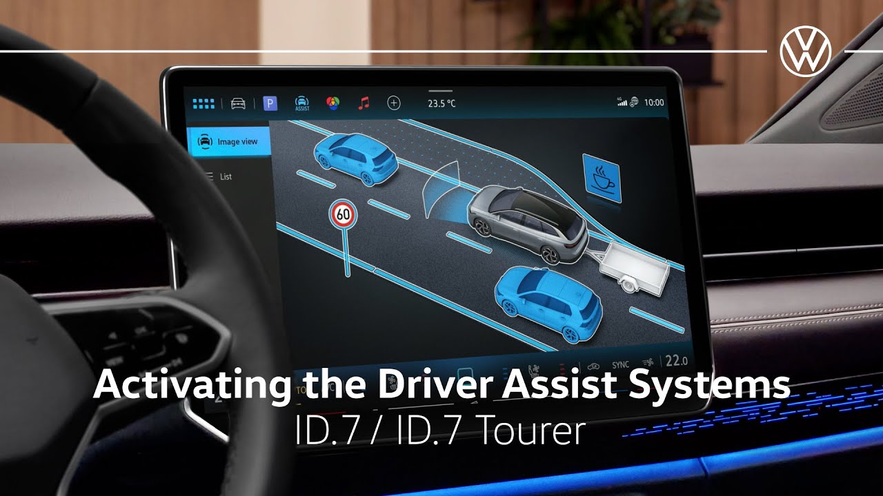 Volkswagen ID.7 Activating the Driver Assist Systems