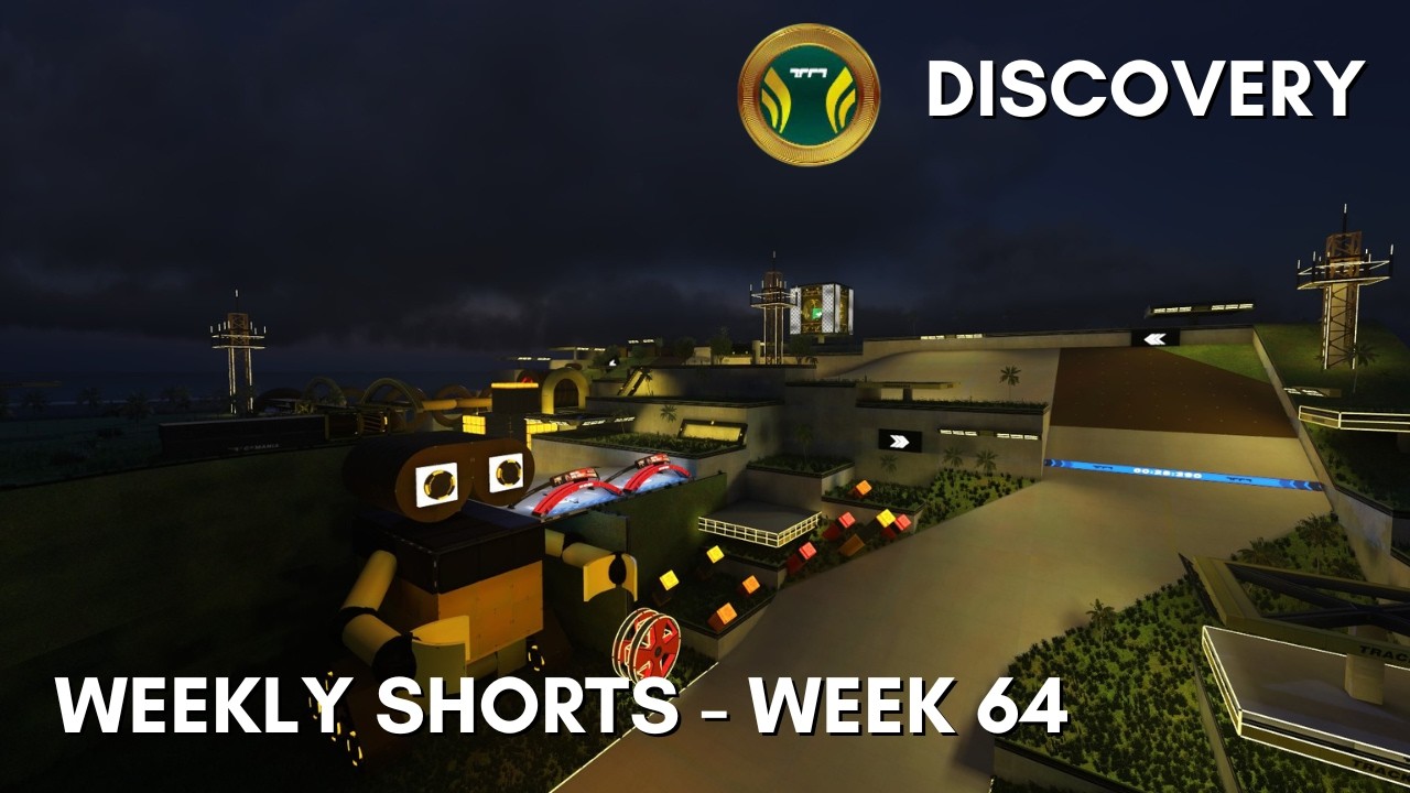 Trackmania Weekly Shorts - Week 64 All Author Medals Discovery | WALL-E