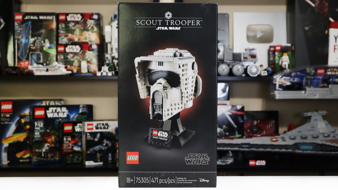 LEGO Star Wars 75305 SCOUT TROOPER HELMET Review! (2021)