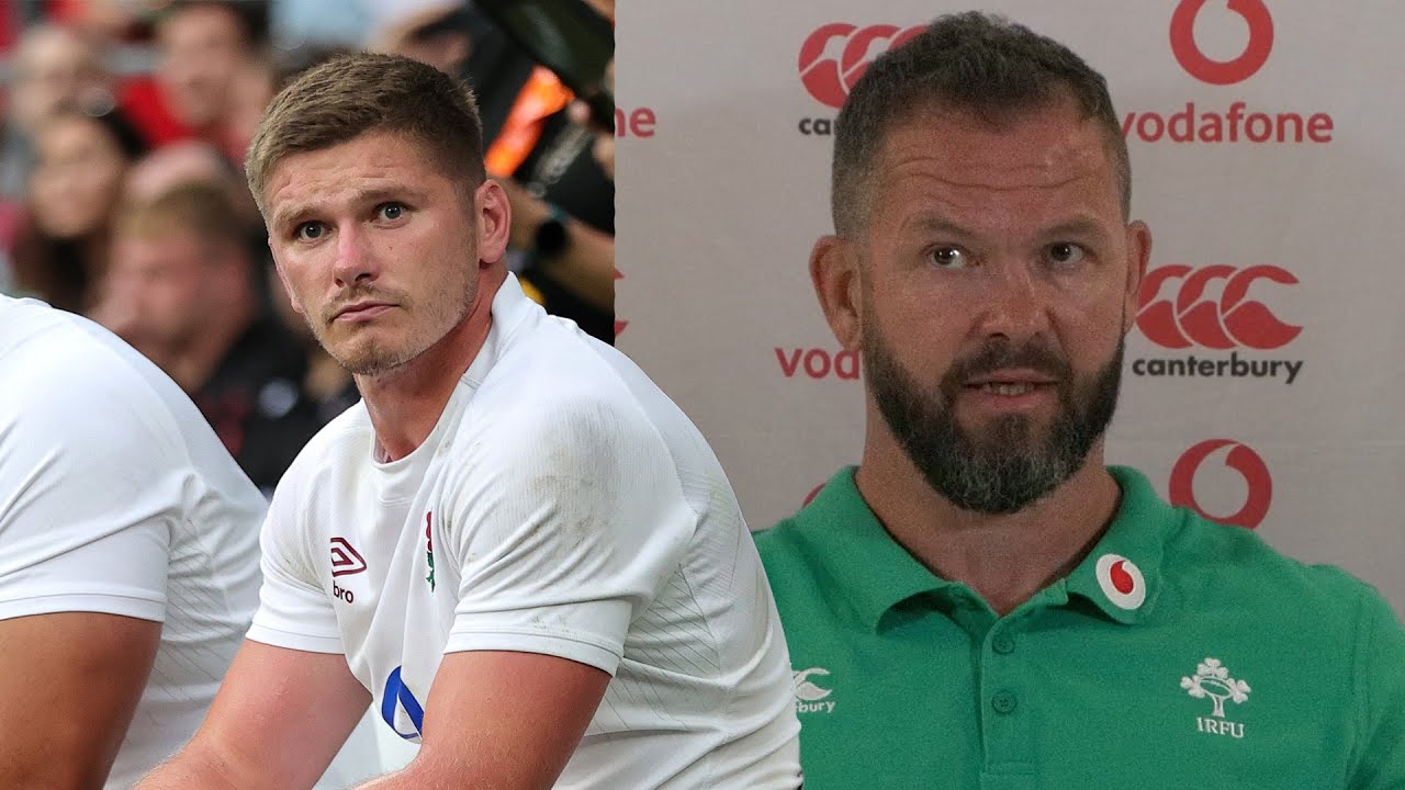 Andy Farrell blasts the 'disgusting' treatment of his son Owen Farrell