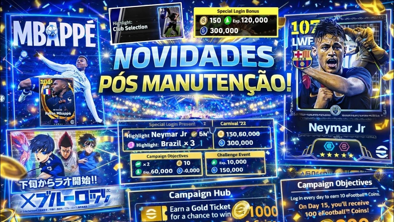 🤩HOJE É DIA HEIN !🔥TODAS AS ULTIMAS INFORMAÇÕES 🚨 NOTÍCIAS E NOVIDADES NO EFOOTBALL 2026 🚀