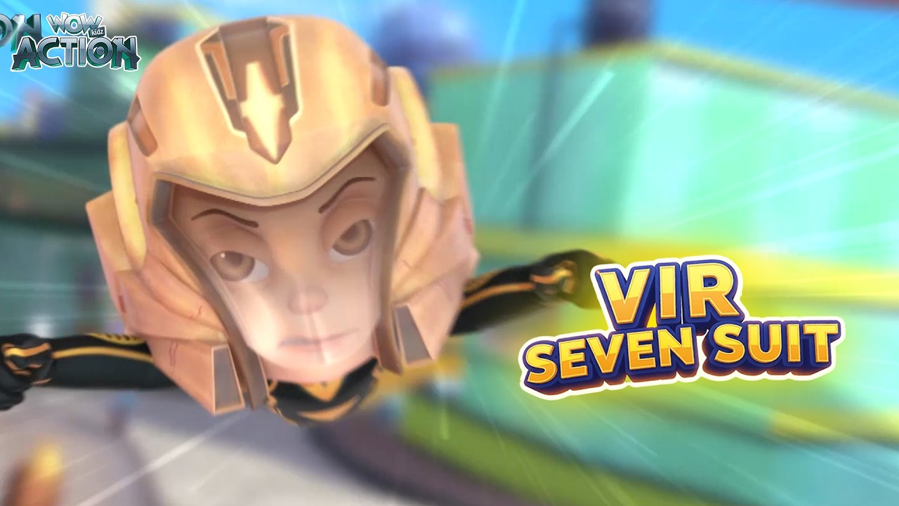 Vir The Robot Boy | Powerfull Punch | Vir Seven Suit Compilation | Wow Action