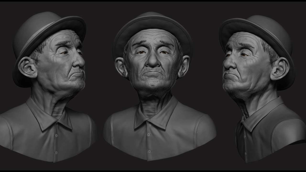 Old Man - Zbrush Timelapse