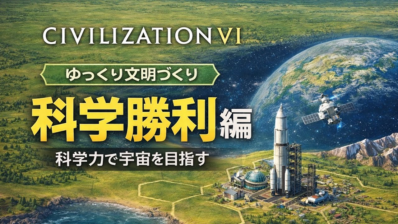 【Civ6】ゆっくり文明づくり｜科学勝利を目指す#6