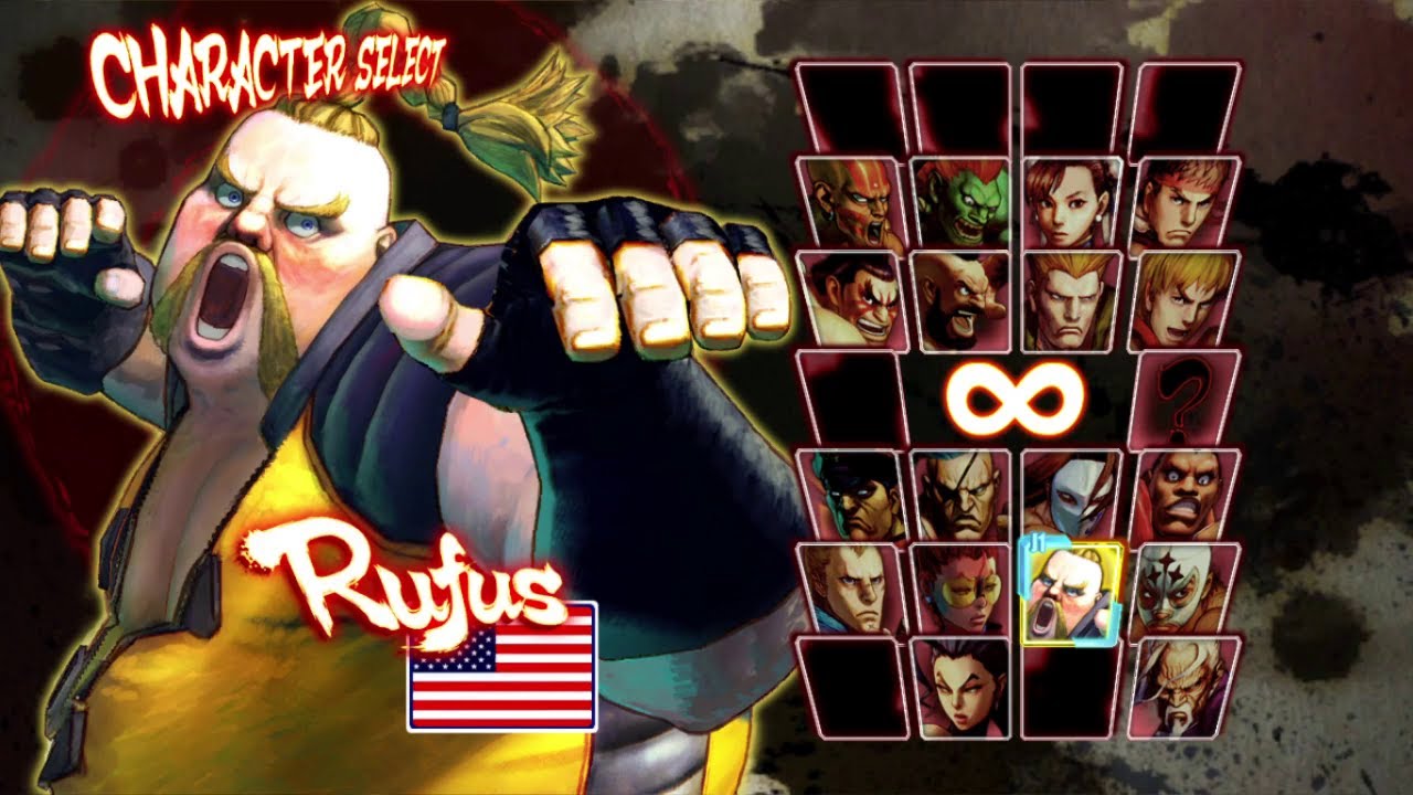 Street Fighter IV - Rufus Arcade Mode
