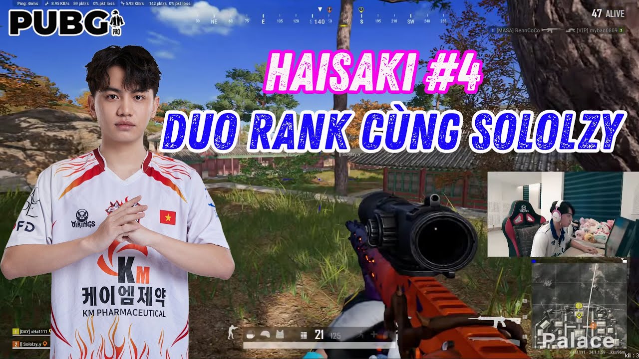 PUBG PC I CES_Haisaki #4 I Duo Rank cùng Sololzy