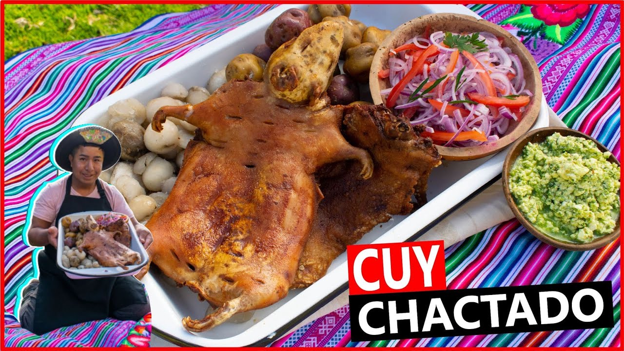 Como preparar CUY CHACTADO con su QAPCHI en el campo | Huancavelica