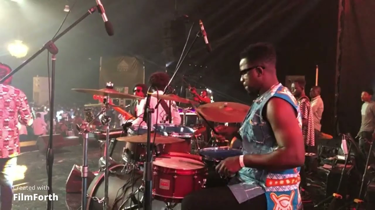 FRANCIS OSEI IS A BEAST 🔥 ON DRUMS HOT GHANA REGGAE @franciskwekuosei9510 @ezechieldrums
