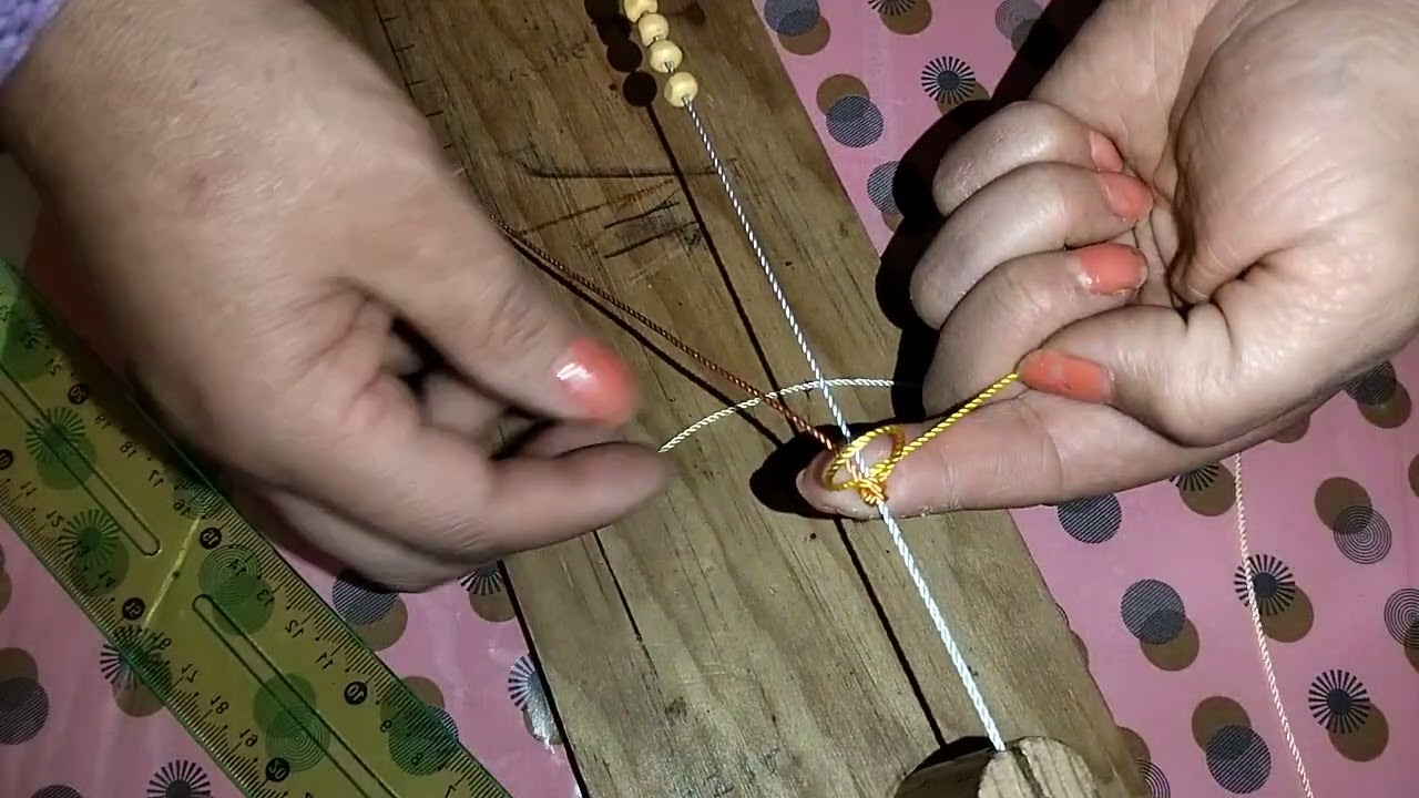 Tutorial pulsera nudo serpiente 