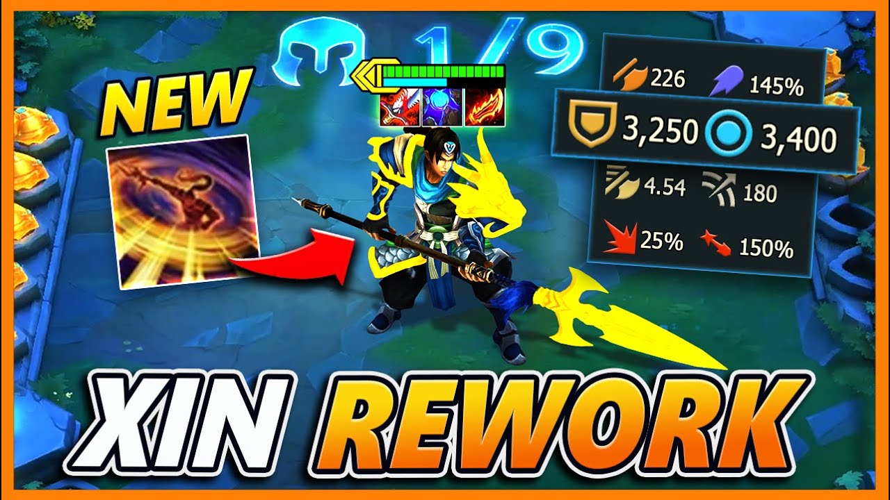 *REWORKED XIN ZHAO* ENDLESS STACKING ARMOR + MR!!! (UNKILLABLE) - BunnyFuFuu | Teamfight Tactics