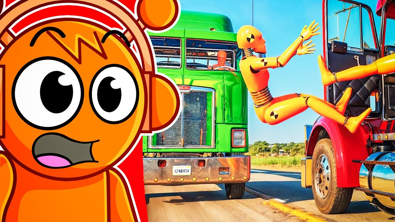 Реакция на РЕАЛЬНЫЕ АВАРИИ ЛЕГКОВЫХ И ГРУЗОВЫХ АВТОМОБИЛЕЙ! (BeamNG Drive)
