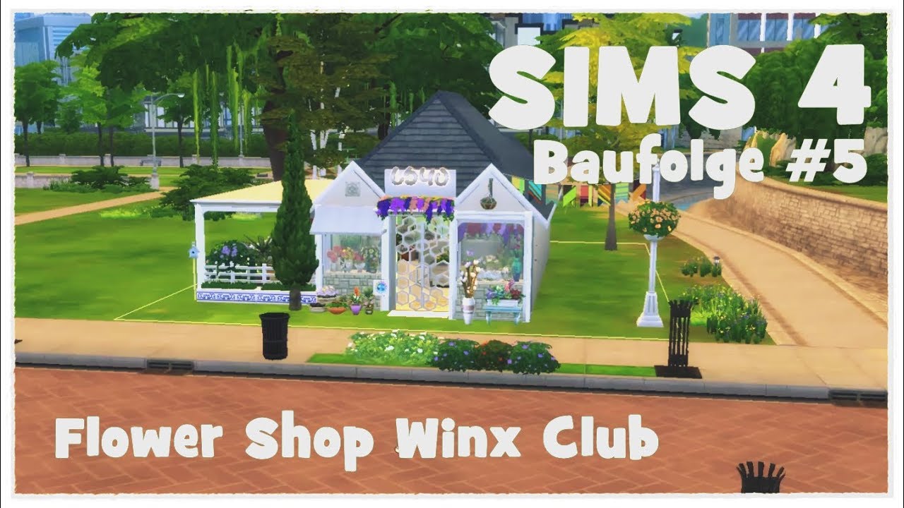 Winx Club Gardenia Flower Shop || Baufolge #5 [Speed Build]  Sims 4