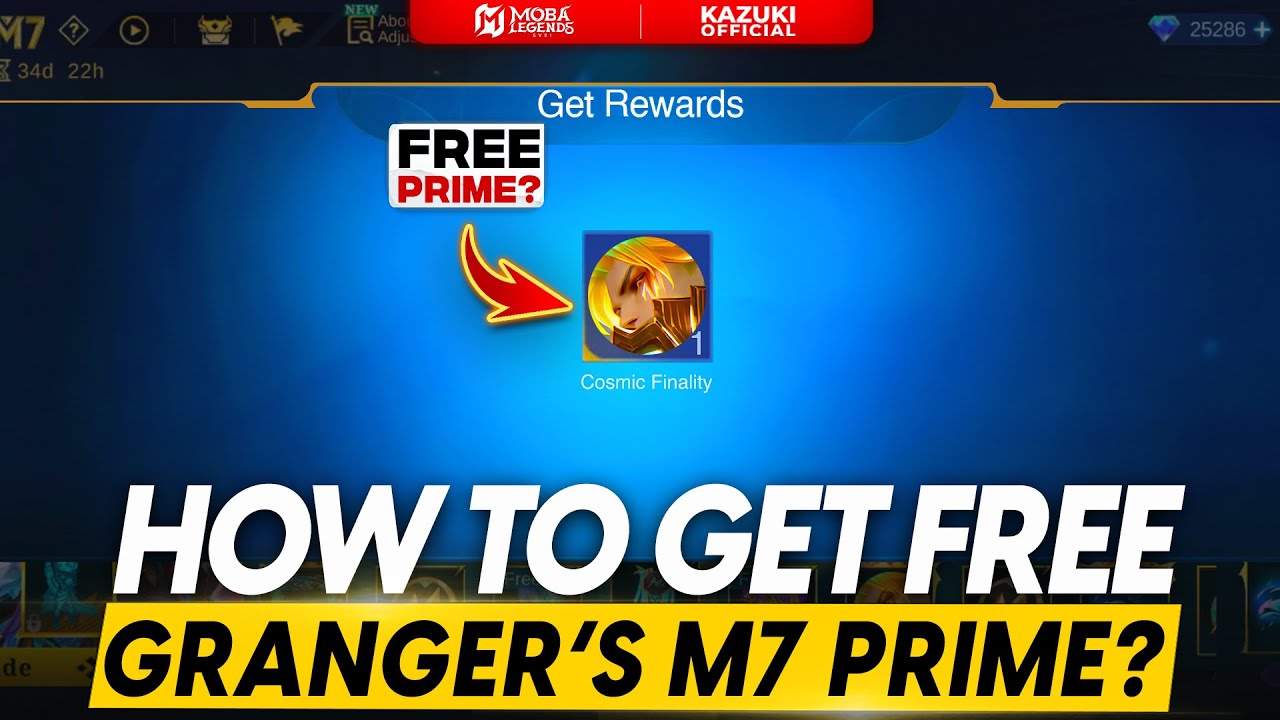 HOW TO GET GRANGER'S PRIME SKIN AND 75K+ M7 PASS EXP FOR COMPLETELY FREE!
