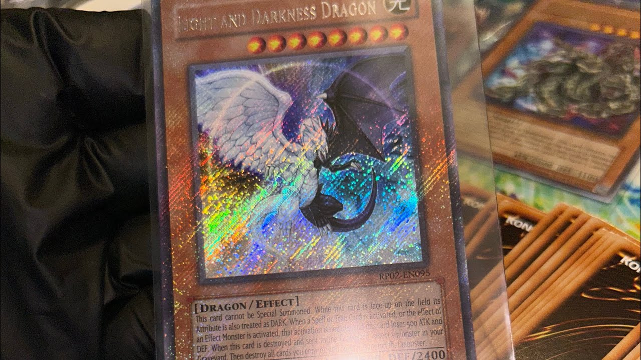 Light and Darkness Dragon RP02-EN095 Foil Bleed Secret Rare  | Yugioh Retro Pack 2 | #2020 #Reprints