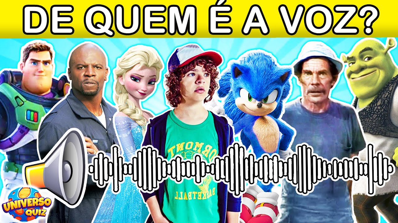 Adivinhe o  PERSONAGEM pela VOZ, Filmes e Séries - Parte 2 | Desafio das Vozes