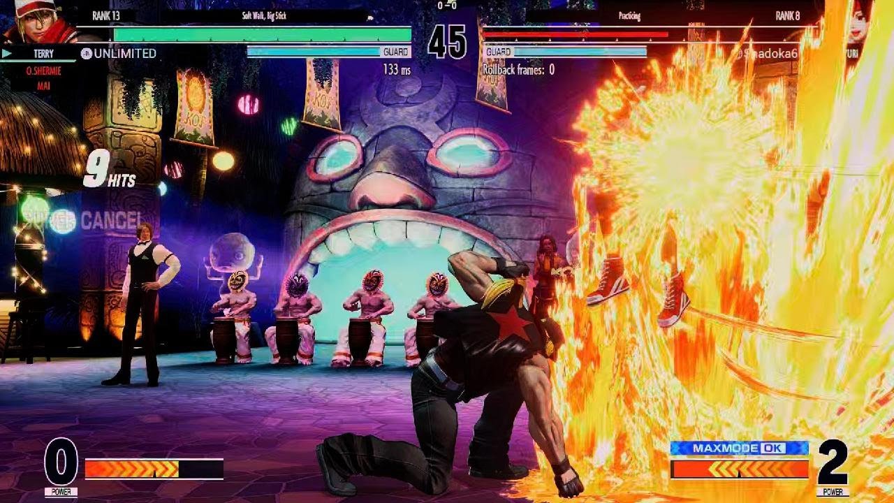 KOF XV_ O.Shermie, Mai & Terry🔥 vs. Shermie, Isla & Iori