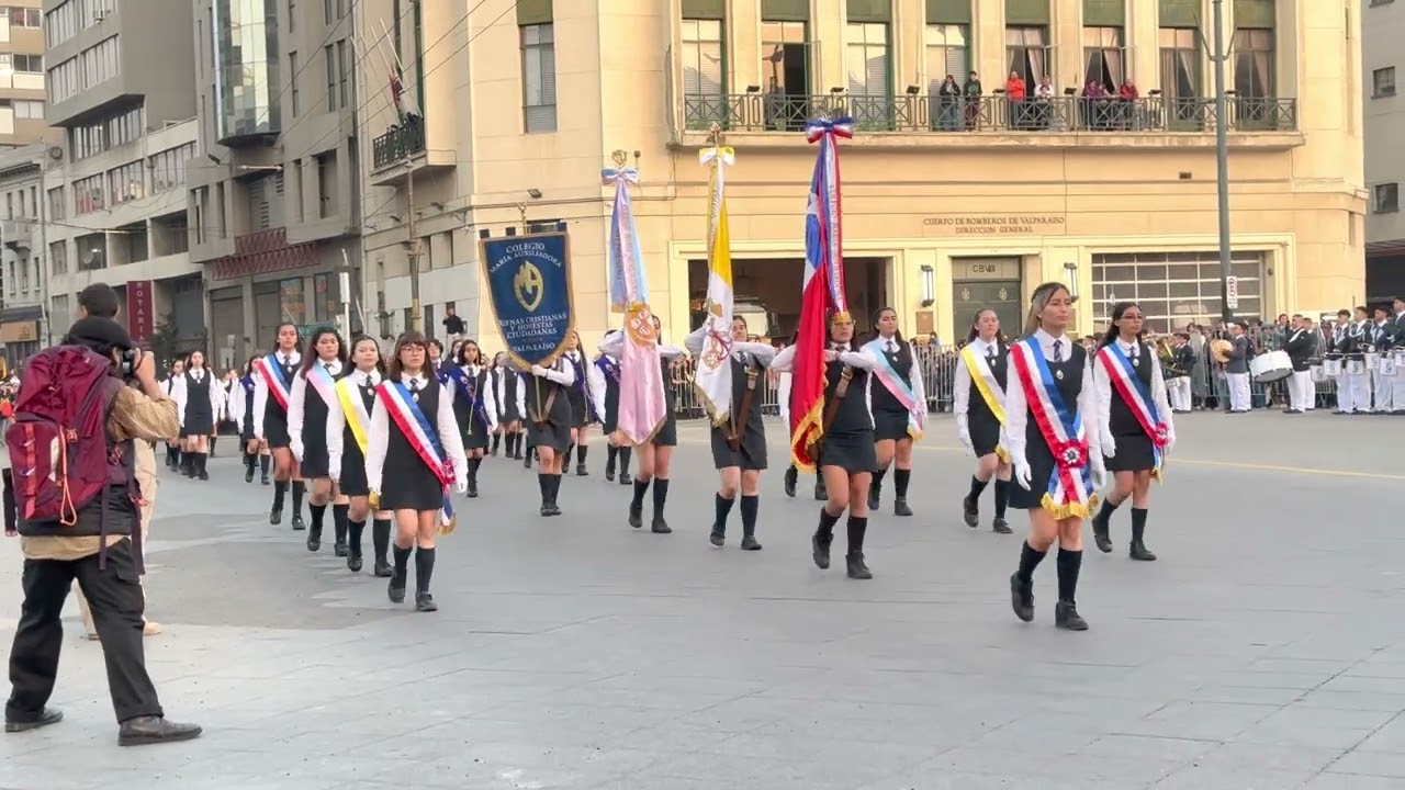 Desfile colegio Salesiano Valparaíso Mayo 2023